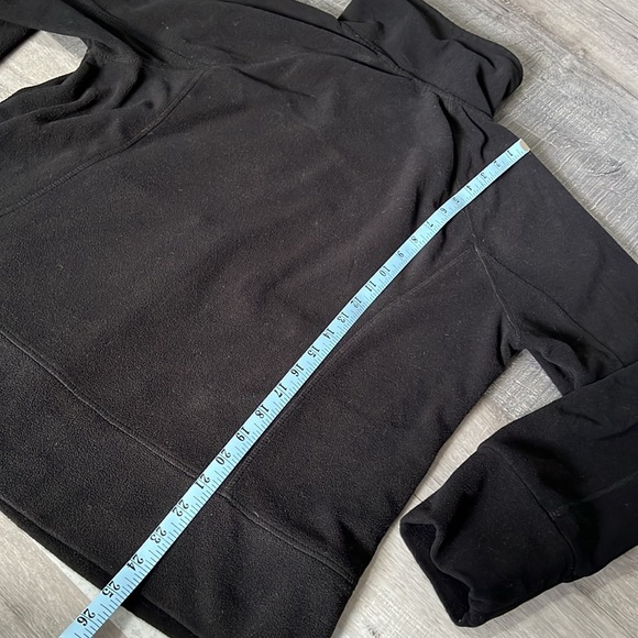 Y2K Calvin Klein Fleece Jacket Women’s sz XL Black Full Zip Pockets Performance - Picture 10 of 10